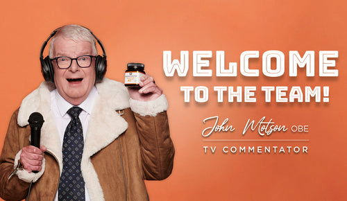 John Motson joins Team Manuka Doctor