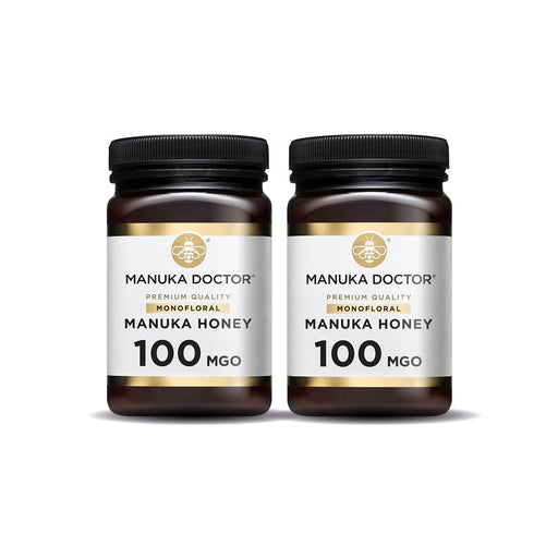 Twin Pack - 100 MGO Manuka Honey 500g