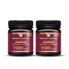 Great Value Twin Pack - 1100 MGO Manuka Honey 250g