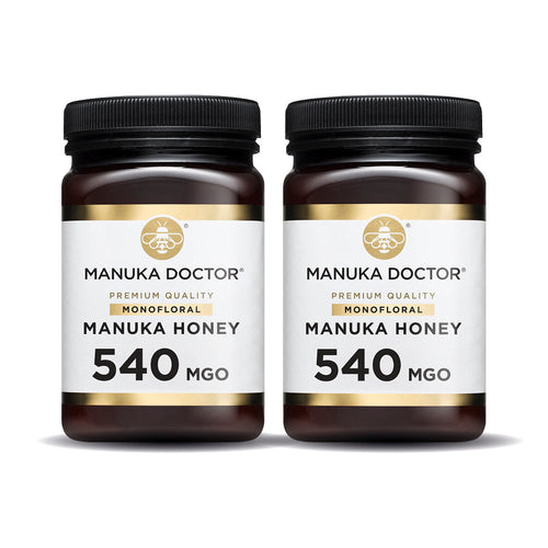 Twin Pack - 540 MGO Manuka Honey 500g