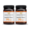 Twin Pack - 70 MGO Manuka Honey 500g
