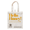 Reusable Cotton Shopping Bag - Hello Honey design